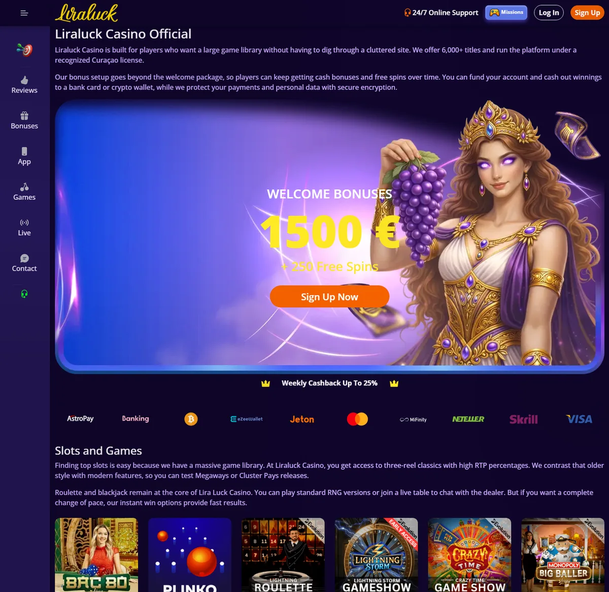Liraluck Casino